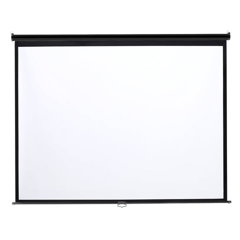 72" 4:3 Projector Screen with Manual Pull Down for Home Theater, AI0727