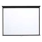 120" 4:3 Projector Screen with Manual Pull Down for Home Theater, AI0731