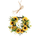 Artificial Sunflower Wreath Hanging Garland for Wedding Decoration, SP2493