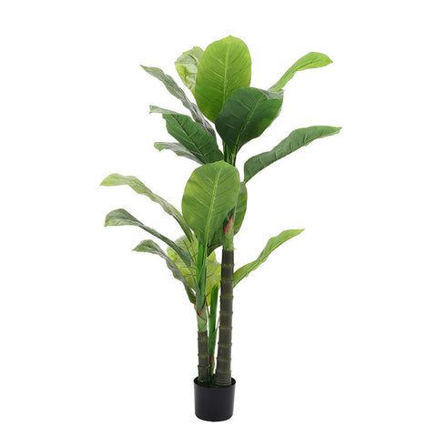 Livingandhome Artificial Tropical Plant with Plastic Flowerpot Home and Office Plant Decoration, PM0808