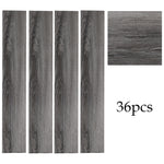 Livingandhome Rustic Lifelike Wood Grain Self-adhesive PVC Flooring, LG0078