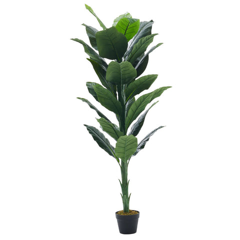 Livingandhome 160cm Artificial Tropical Spathiphyllum Tree Fake Plant in Pot, PM1221